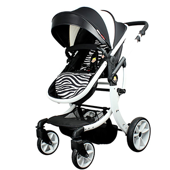 L-Sun小太阳婴儿推车 高景观童车避震折叠儿童推车轻便伞车婴儿车推车童车 白色